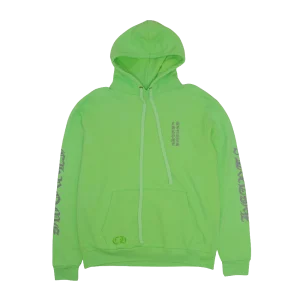 Chrome Hearts 3M Vertical Logo Hoodie - Green